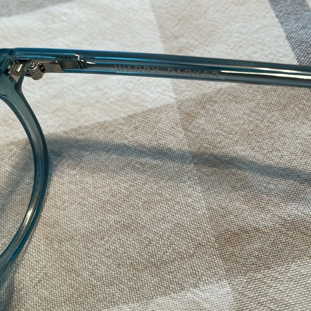 Chic Transparent green Blue Glasses - Picture 3 of 5